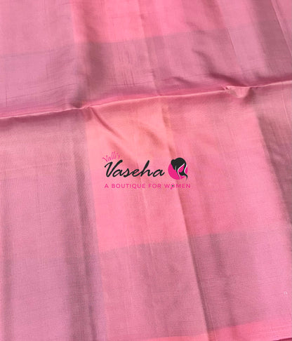 Pure Soft Silk Saree  - Pazhum Pazhamum Checks - VVPSS092