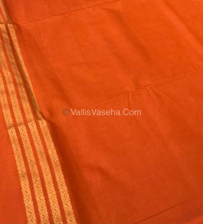 Mulberry Semi Silk - Rust Orange Shade - VVMSS003
