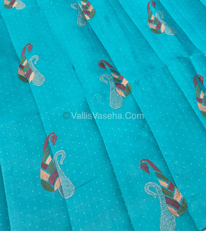 Butter Silk - Blue & Pink Combo - VVBS001