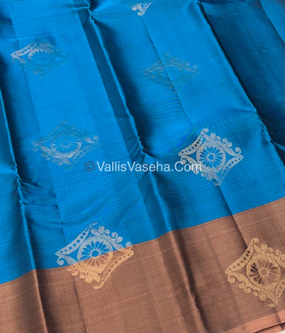 Half Mix - Pure Soft Silk Saree - VVPSS030