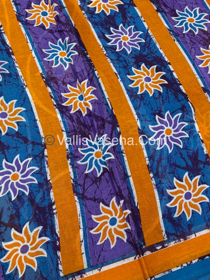 Pure Cotton Voile Saree | VVPVC001