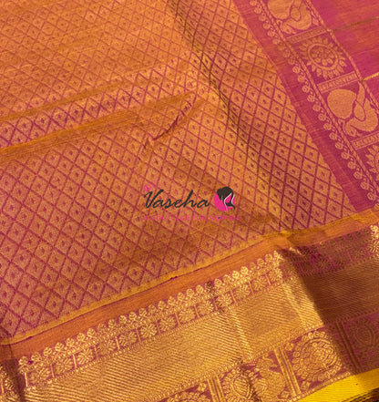 10 yards - Pure Silk Cotton - Peachish Pink - VVTYSC002