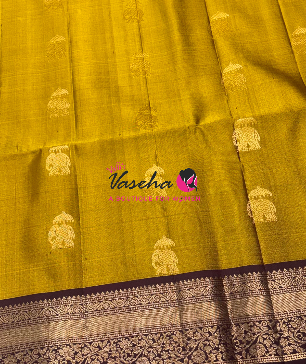 Pure Soft Silk Saree - Kanchi Border - VVPSS033