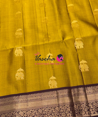 Pure Soft Silk Saree - Kanchi Border - VVPSS033