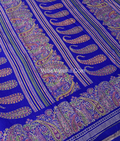 Casual Wear - Fancy Mixed Cotton - Blue Shade - VVFMC001