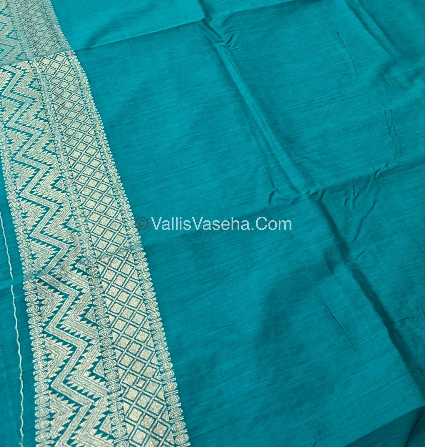 Banarasi - Heritage Silk - Semi Kathan Silk - Ramar Green Shade - VVBHS005