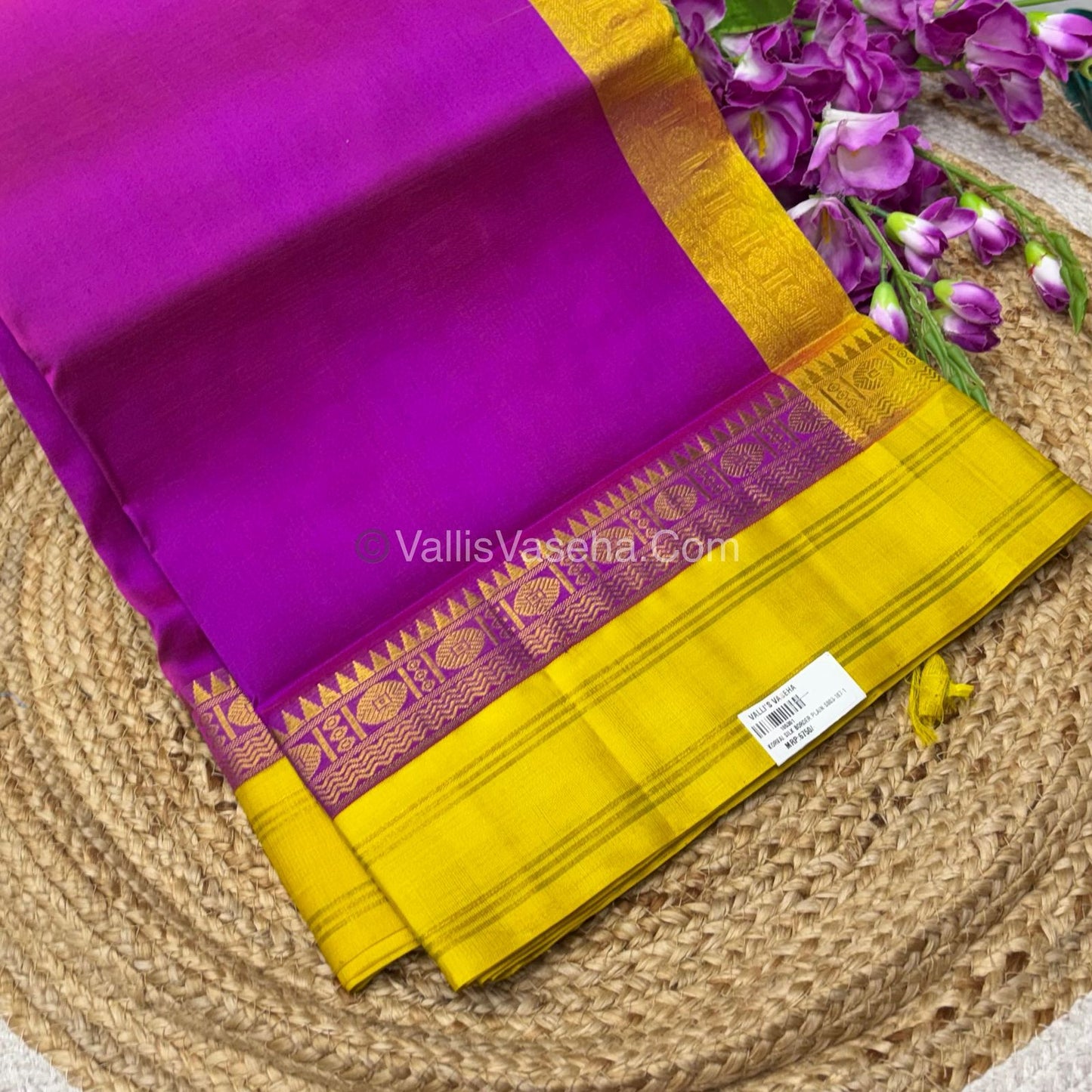 20% Offer  Saree  - Pure Korvai Silk Cotton Sarees  - VVDS004