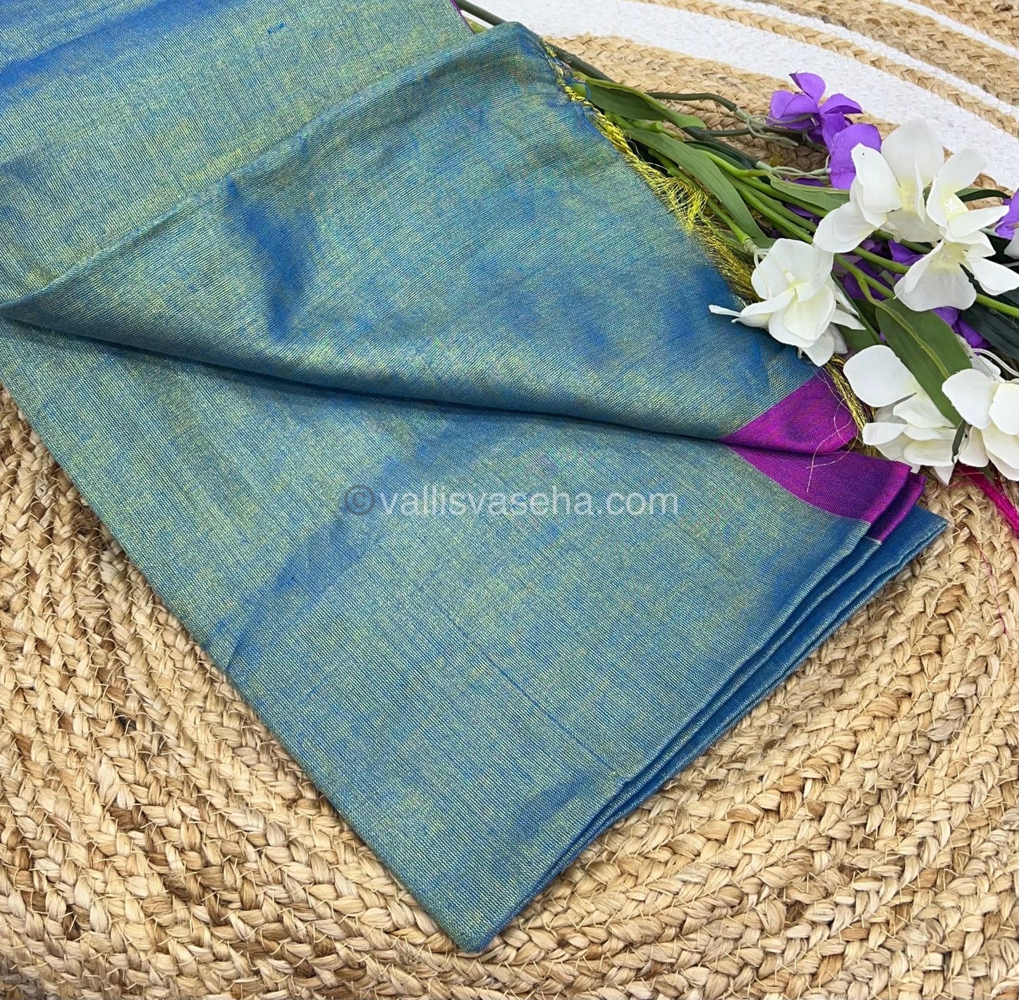 Khadi Tissue Sarees - Budget Friendly  - VVKTS002