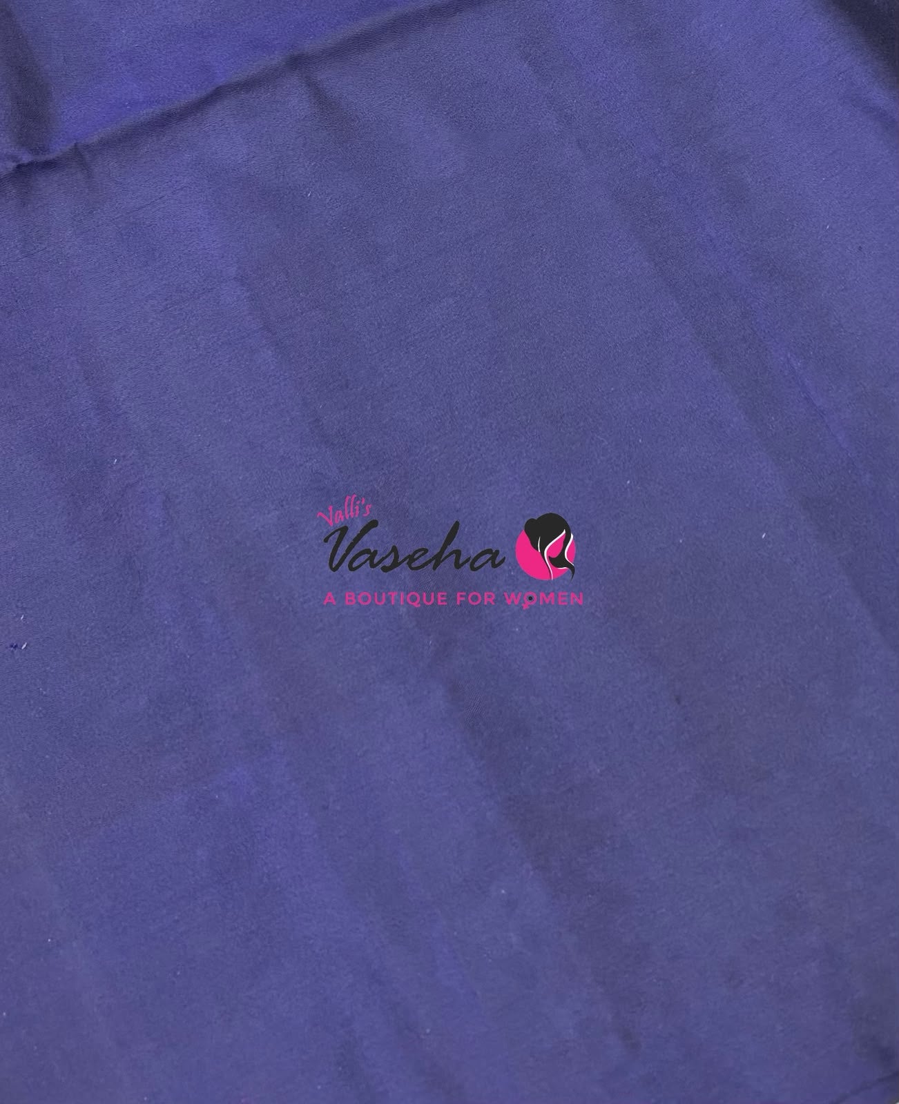 Pure  Soft Silk Saree - Pink & Blue  - VVPSS091