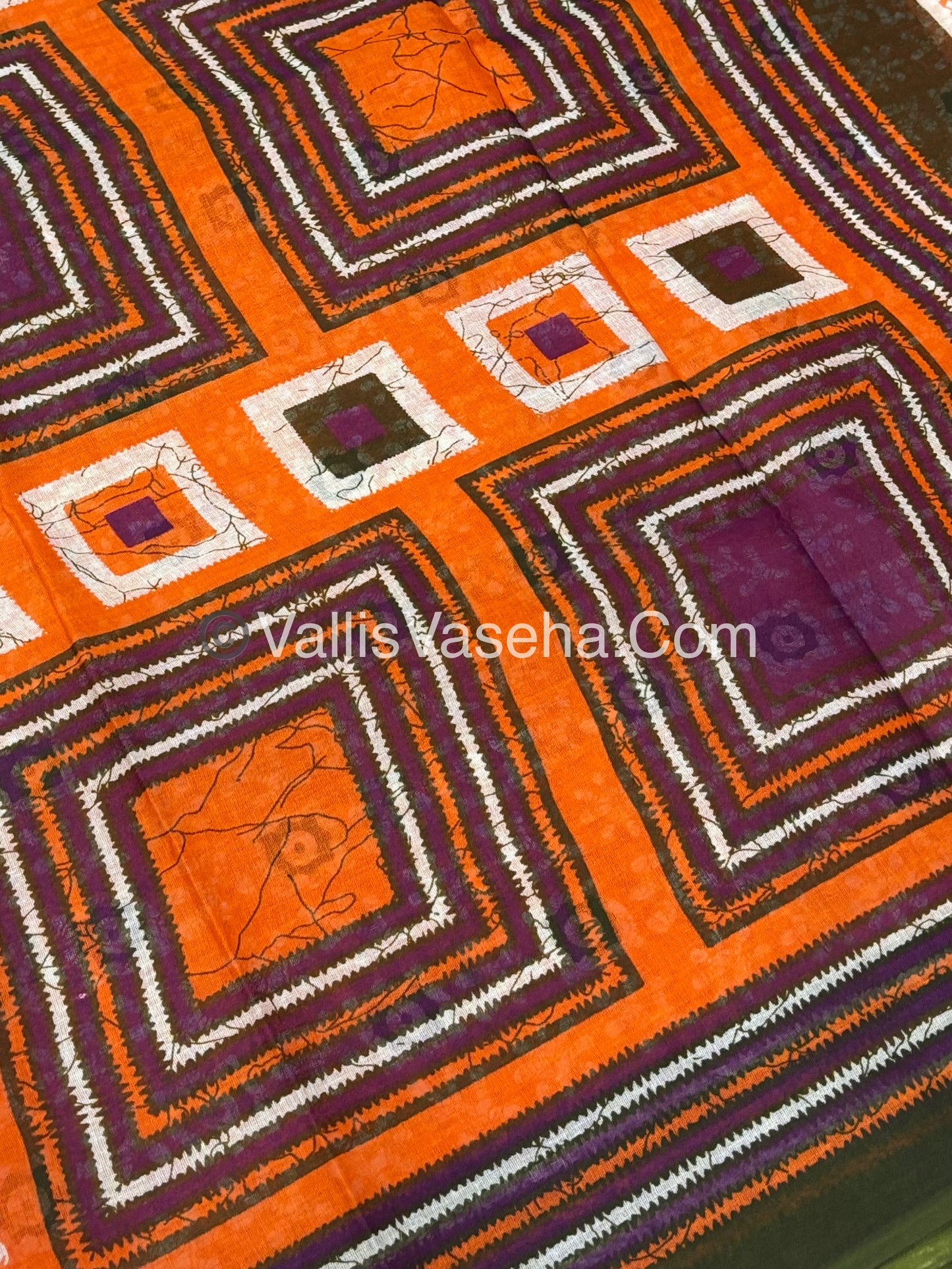 Pure Cotton Voile Saree | VVPVC003