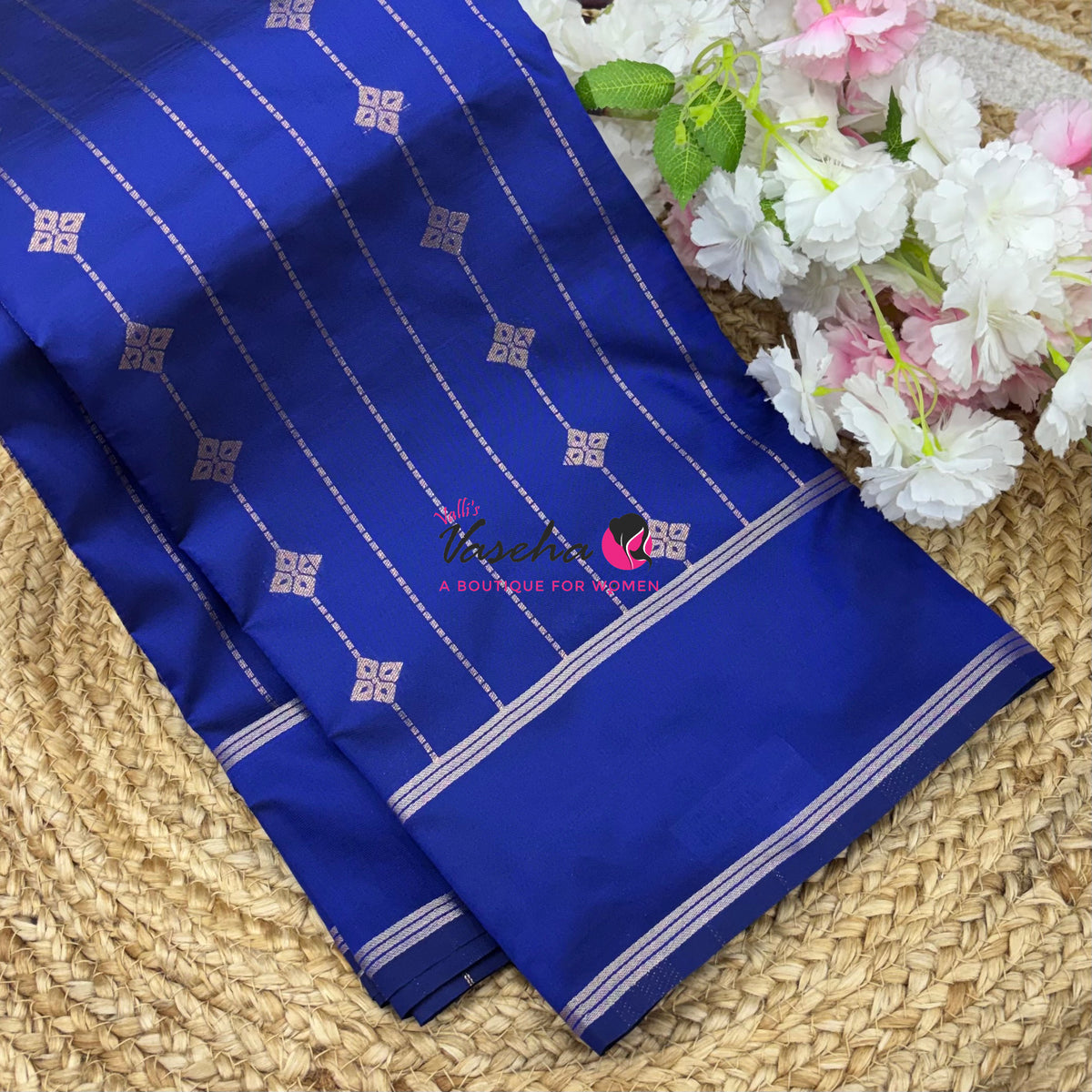 Semi Soft Silk  - Blue Shade - VVSSS041