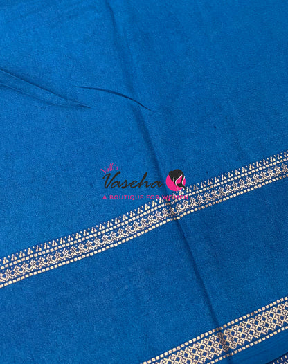 Casual Wear - Semi Printed Silk - Fancy Mixed Variety- Blue  - VVFMC008