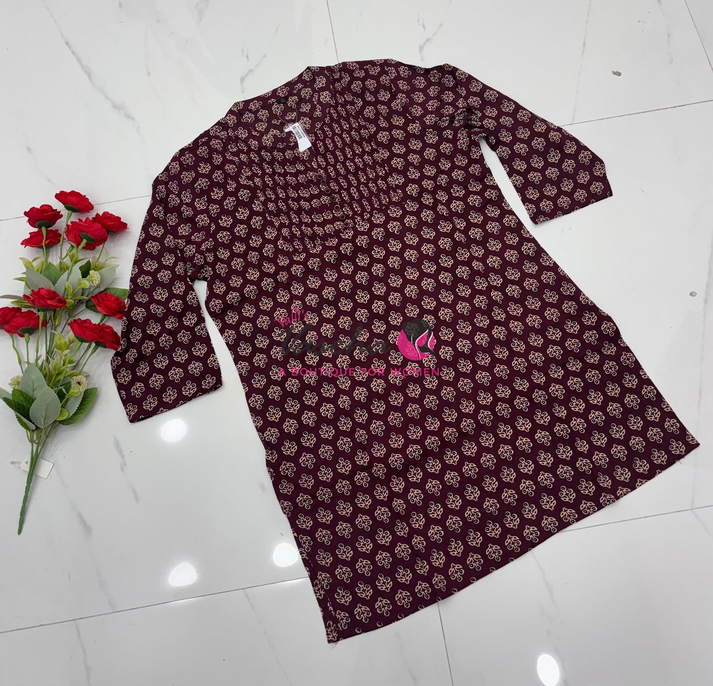Ready Made - Short Top - Wine Color - VVRST003