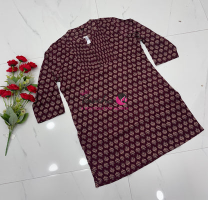 Ready Made - Short Top - Wine Color - VVRST003