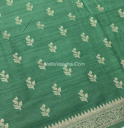 Banarasi - Heritage Silk - Semi Kathan Silk - Pastel Green Shade - VVBHS003