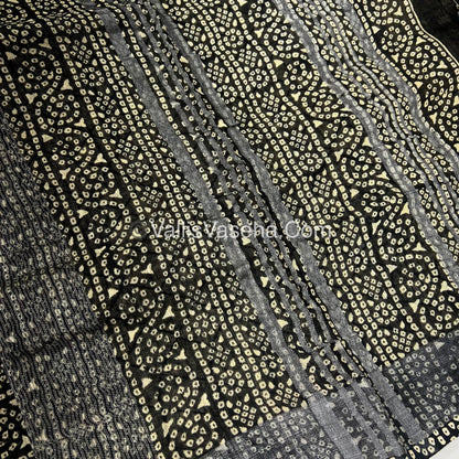 Linen Mixed Cotton Saree |VVLMP001