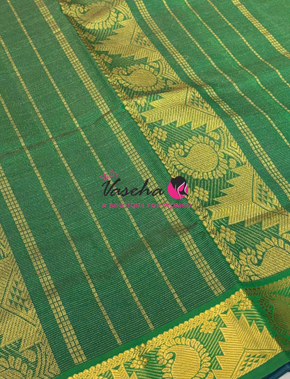 9 Yards |Semi Silk Cotton Saree | Vairavoosi  Design | VV9YSS001
