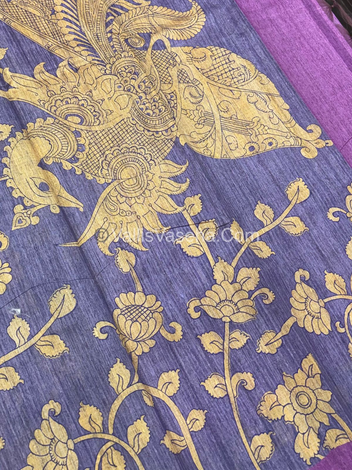 Semi Tussar Silk Saree |VVSTS048