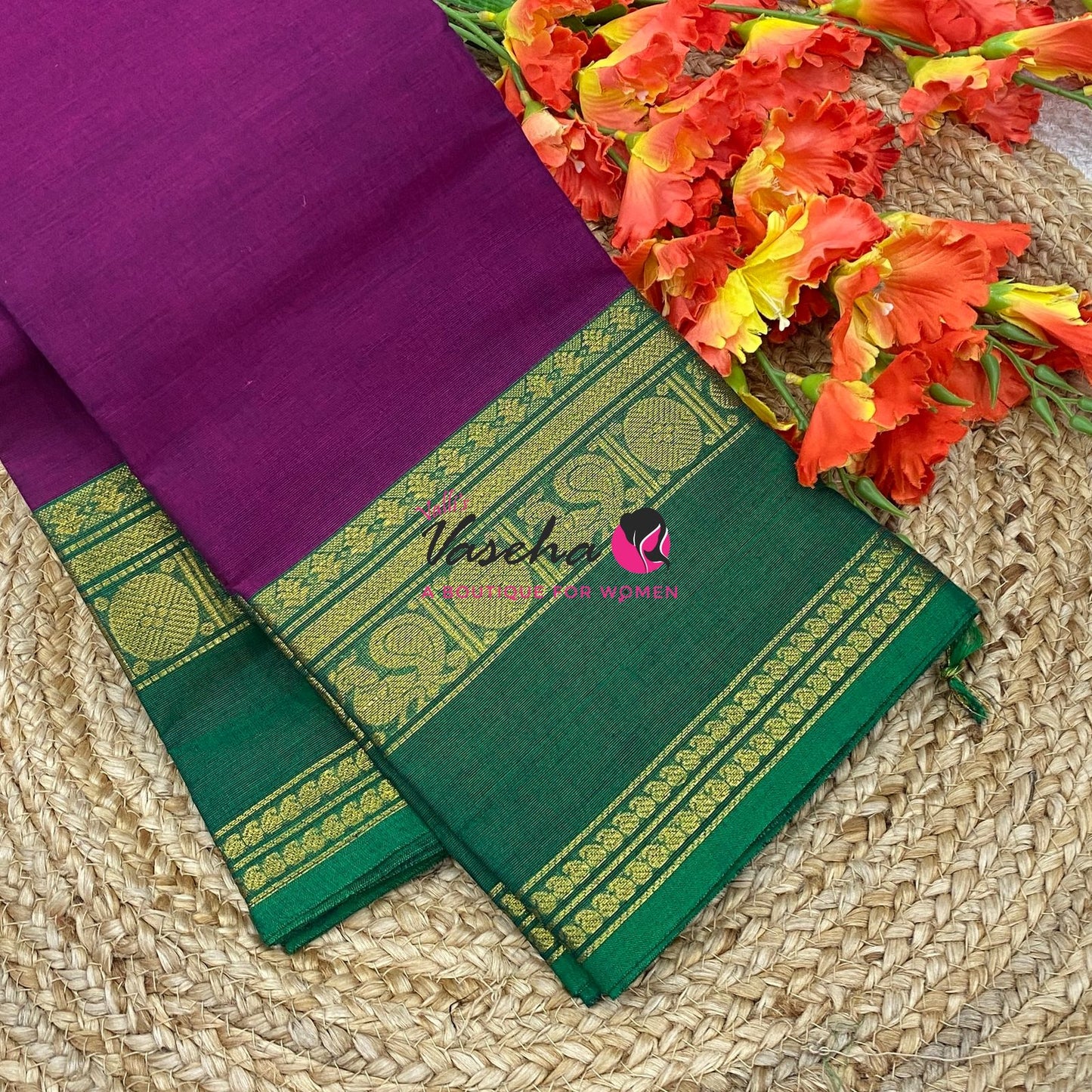 Kanchi Cotton Saree - VVKCS032