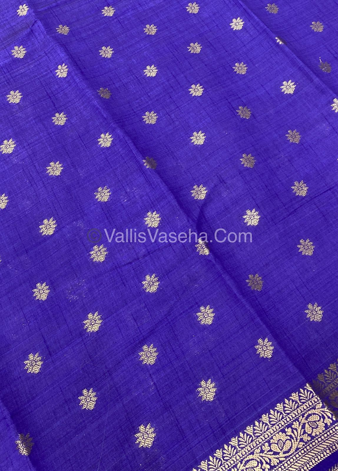 Semi Tussar Silk  - Violet Shade  - VVSTS014