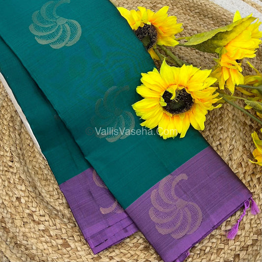 Half Mix - Pure Soft Silk Saree - VVPSS030