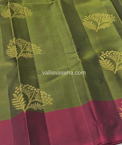 Half Mix - Pure Soft Silk Saree - VVPSS030