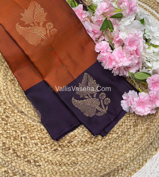 Half Mix - Pure Soft Silk Saree - VVPSS040
