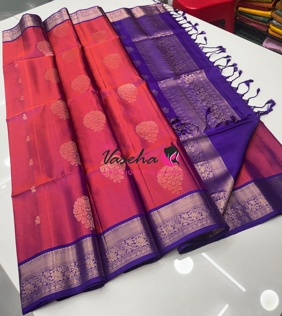 Pure Soft Silk Saree - Kanchi Border - VVPSS033