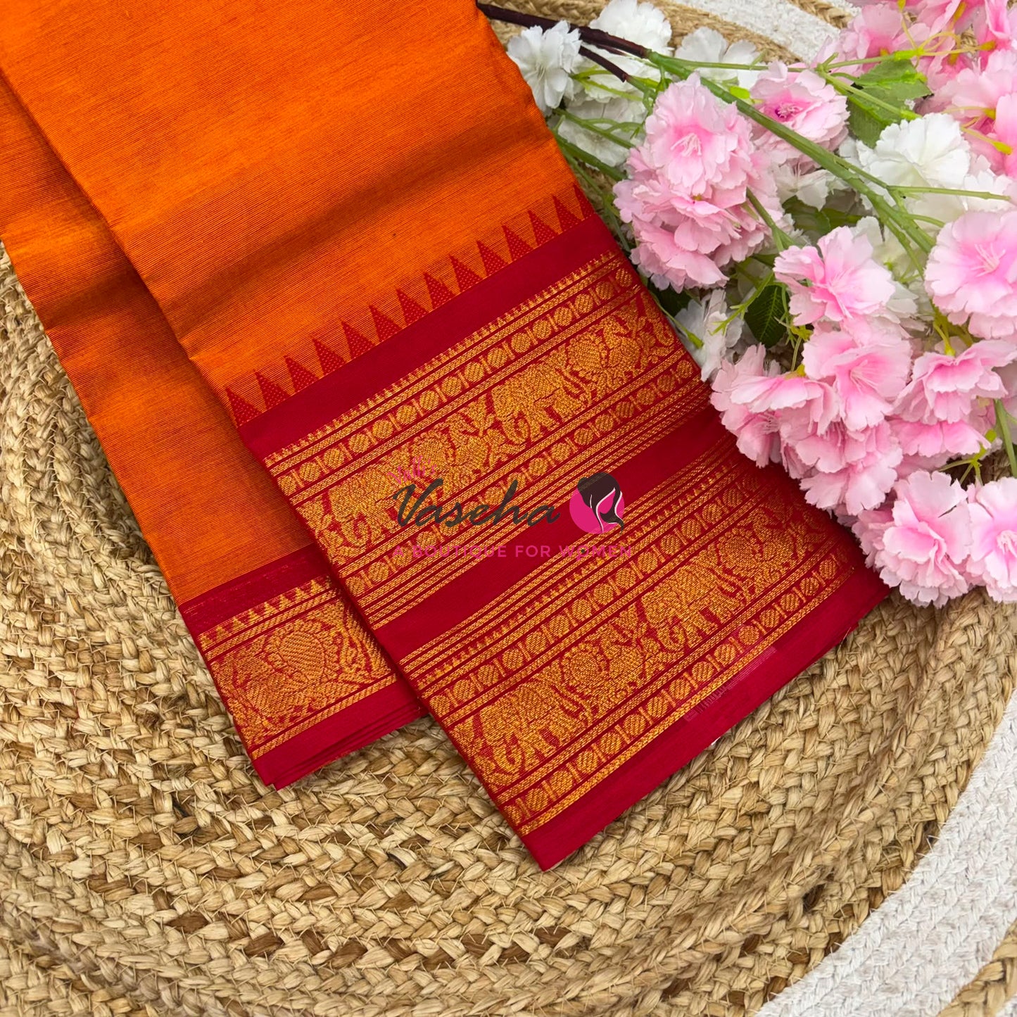 Kanchi Cotton Saree - VVKCS019