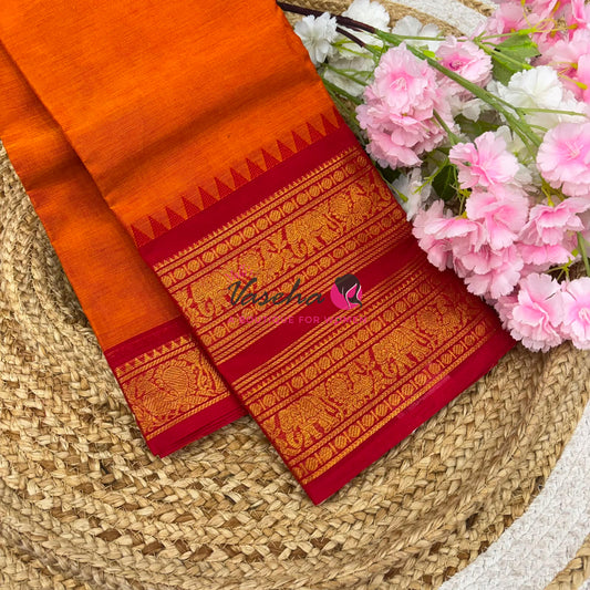 Kanchi Cotton Saree - VVKCS019