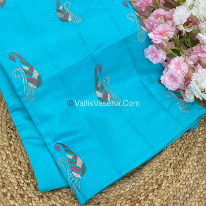 Butter Silk - Blue & Purple Combo - VVBS002