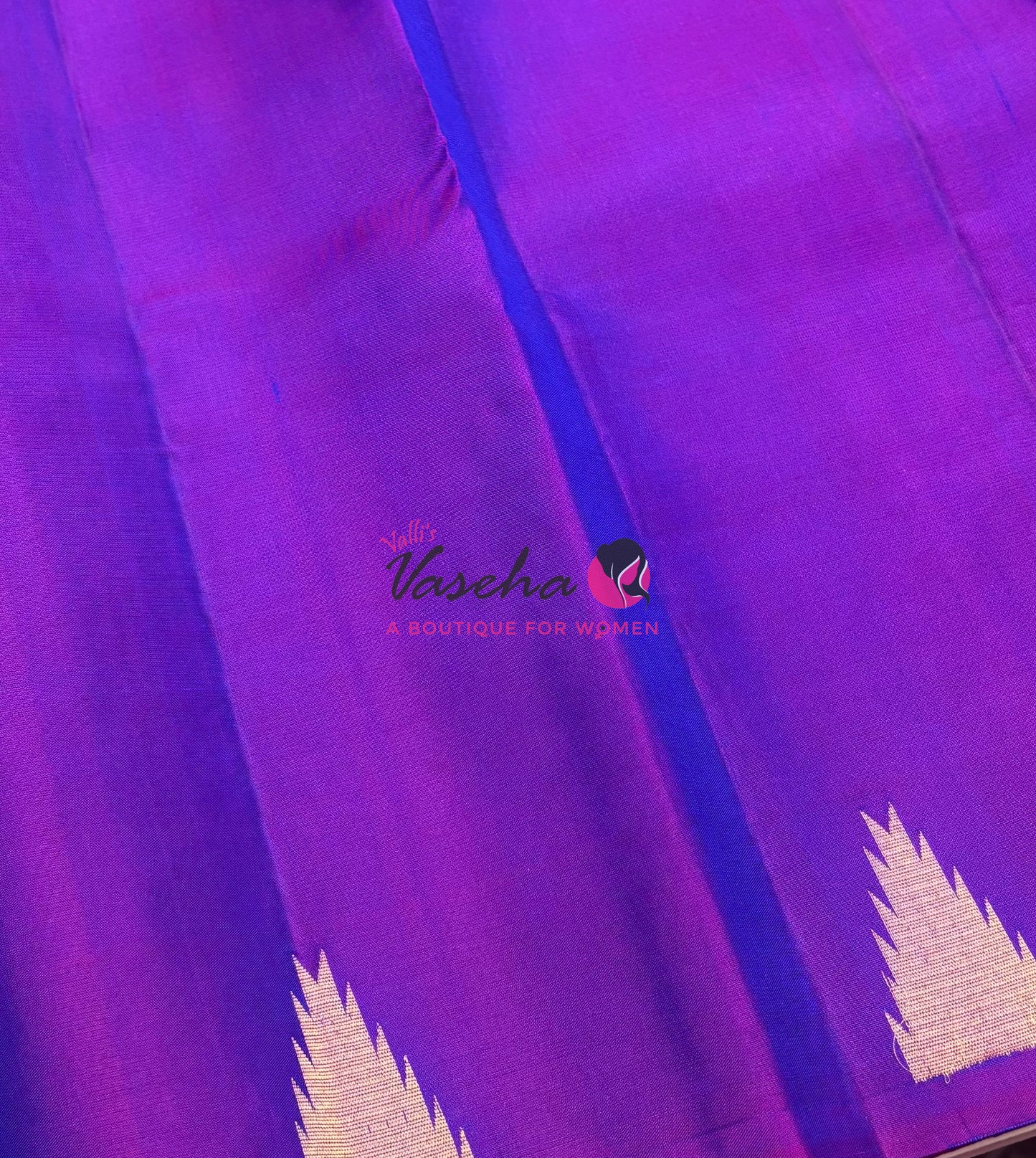Pure Soft Silk Saree - Jothika Hit design - Purplish Pink - VVPSS011