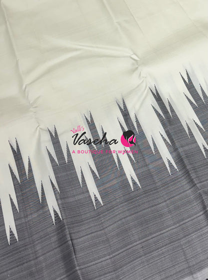 Pure Kanchipuram Silk Saree - Thalampoo - VVPS029