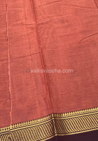 Kanchi Cotton Saree - Butta Design VVKCS008