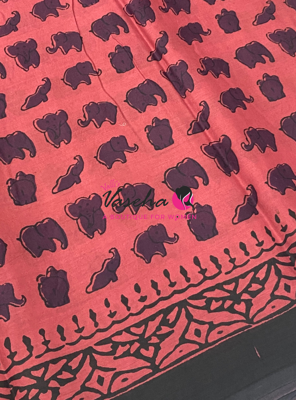 Pure Soft Mul Mul Cotton Sarees - Hand Block Prints - VVMMC011