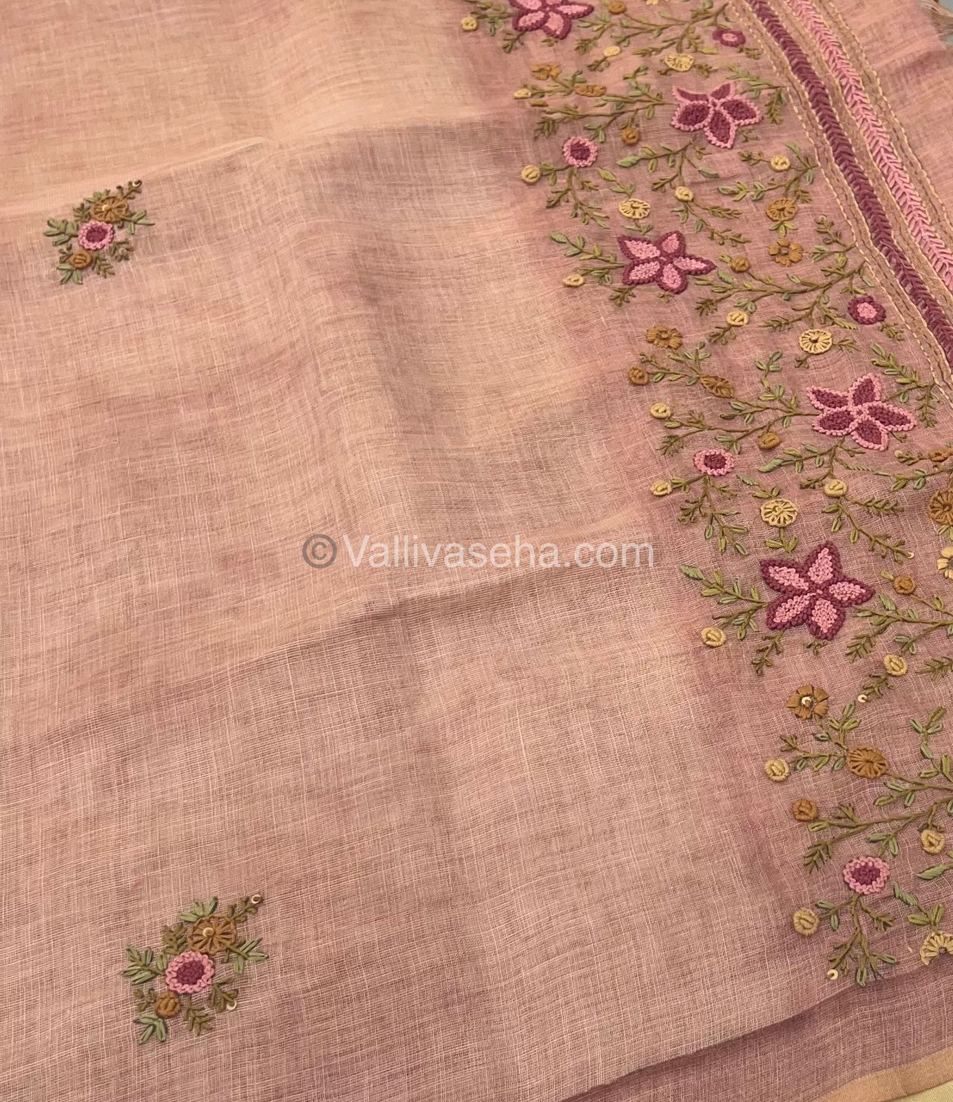 French Knot - Tissue Saree -  VVLFN001