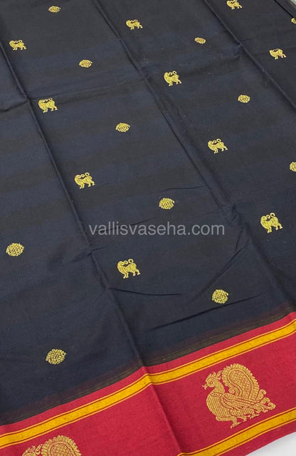 Premium Kanchi Cotton Saree - VVKCS004