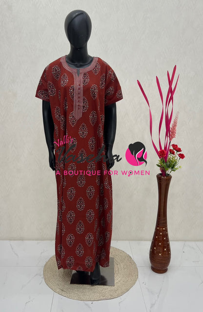 XL  Size - Nighties - VVJN001
