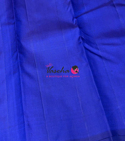 Pure Kanchipuram Silk Saree - Thalampoo - VVPS029