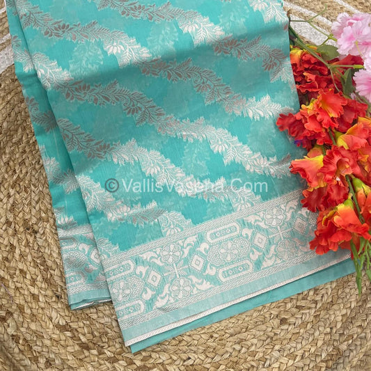 Fancy Saree - Mixed Variety -Aqua Green Shade - VVFBS003