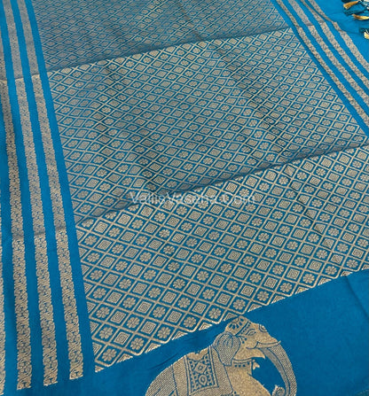 Mulberry Semi Silk - Ramar Blue Shade - VVMSS001