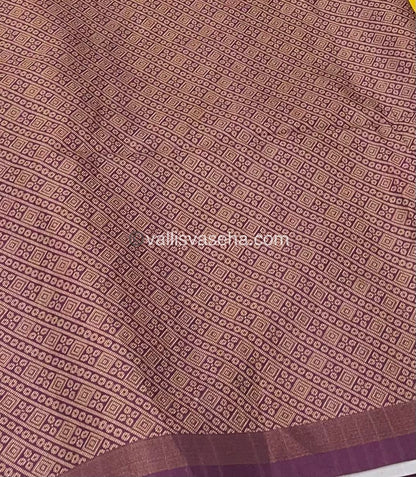 Semi Chappa Silk - Yellow & Purplish Wine - VVSC003