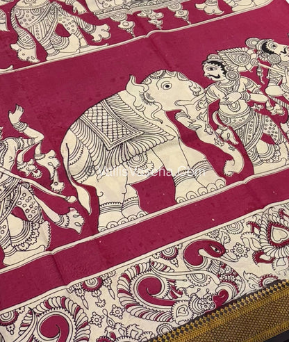 Chennur Silk | Kalamkari Prints | VVCKS006