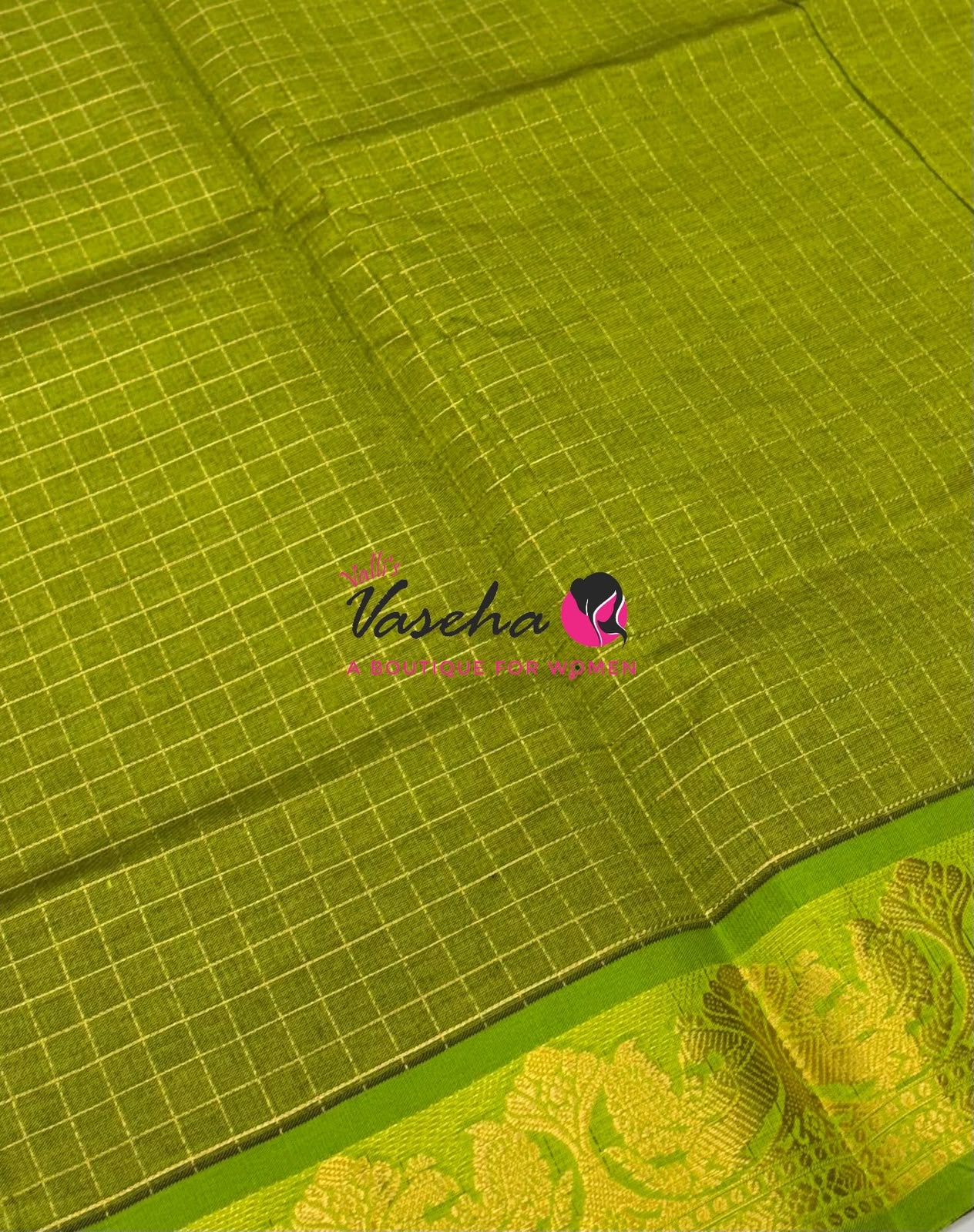 Semi Silk Cotton Saree | Lakshadeepam |VVSSC009