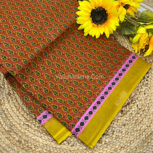 Pure Cotton Voile Saree | VVPVS001