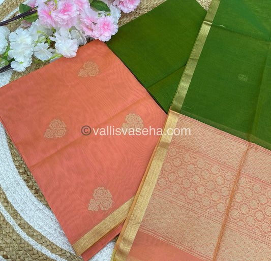 Unstitched Salwar Material -Silk Cotton - VVUSM006