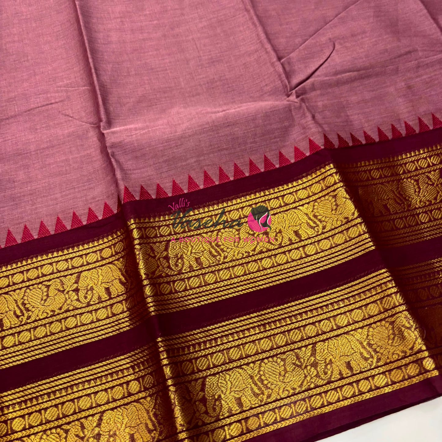 Kanchi Cotton Saree - VVKCS019