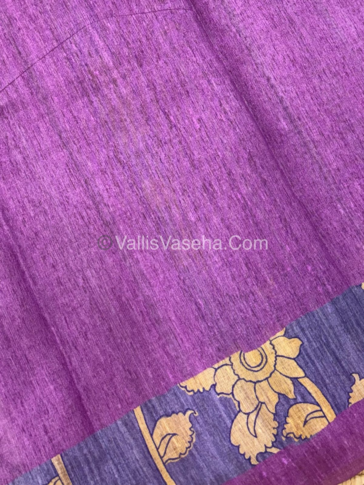 Semi Tussar Silk Saree |VVSTS048