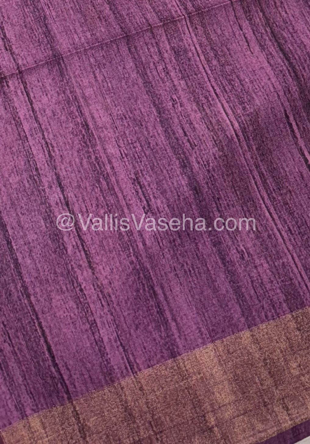 Art Silk / Semi Gicha Tussar Saree  - VVSGT003