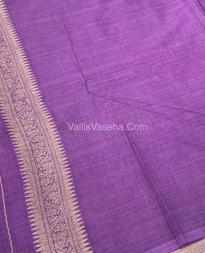 Banarasi - Heritage Silk - Semi Kathan Silk - Lavender Shade - VVBHS003